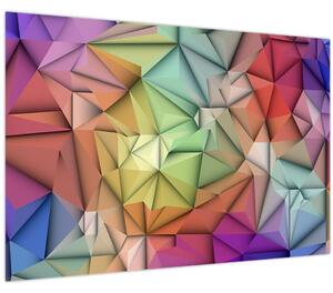 Tablou - Abstracția poligonală (90x60 cm)