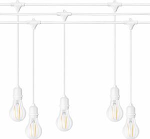 Ghirlanda luminoasa ALBA 15 m. cu 15 becuri A60 LED E27 interconectabila