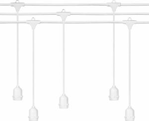 Cablu Ghirlanda Luminoasa ALBA 15 m. cu 15 fasunguri E27 - pendul 1m. interconectabila