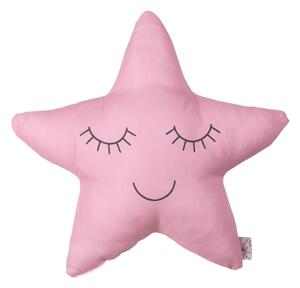 Pernă cu amestec din bumbac pentru copii Mike & Co. NEW YORK Pillow Toy Star, 35 x 35 cm, roz