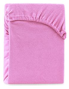 Cearceaf elastic AmeliaHome Ruby, 200 x 80-90 cm, roz