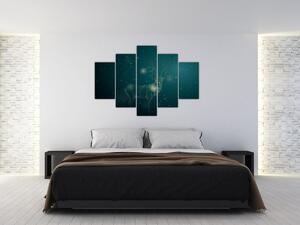 Tablou - Cerb magic noaptea (150x105 cm)