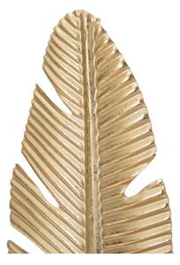 Sfeșnic decorativ Mauro Ferretti Feather, înălțime 30 cm, auriu