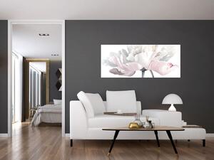 Tablou - Floare de trandafir (120x50 cm)