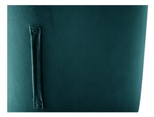 Taburet Mazzini Sofas Fiore, ⌀ 40 cm, albastru petrol
