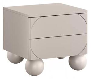 Noptieră cu sertare Sonatia II 45 cm 2 sertare - cașmir