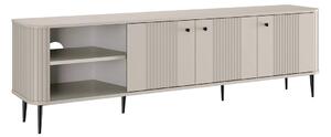 Comodă TV Vesper 3D 187 cm - cașmir / picioare negre