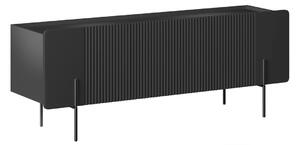 Comodă TV Malmi 150 cm - negru mat / picioare negre
