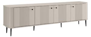 Comodă TV Vesper 4D 187 cm - cașmir / picioare negre