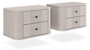 Set noptiere suspendat Vesper 56 cm - cașmir / mânere aurii