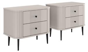 Set noptiere Vesper 56 cm - cașmir / picioare negre