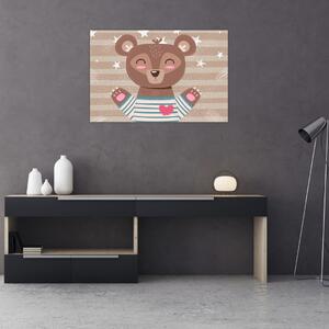 Tablou - Ursulețul iubitor (90x60 cm)