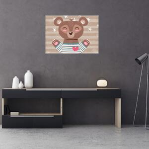 Tablou - Ursulețul iubitor (70x50 cm)
