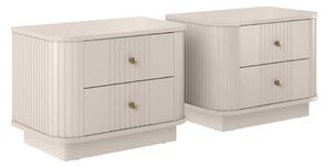 Set noptiere Vesper 56 cm - cașmir / mânere aurii