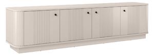 Comodă TV Vesper 4D 187 cm - cașmir / mânere negre