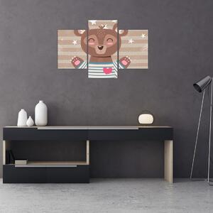 Tablou - Ursulețul iubitor (90x60 cm)