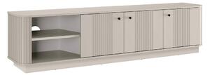 Comodă TV Vesper 3D 187 cm - cașmir / mânere negre
