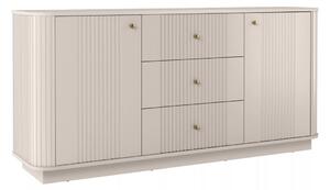 Comodă cu sertare Vesper 160 cm - cașmir / mânere aurii