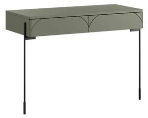 Consolă cu sertare Sonatia 100 cm 2 sertare - verde măsliniu