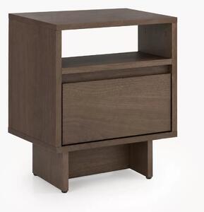 Noptieră cu sertar Zolia 40 cm - nuc elegant