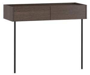 Consolă cu sertare Dunari 100 cm cu picioare metalice - stejar dunin