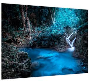 Tablou - Noaptea magică în pădurea tropicală (70x50 cm)