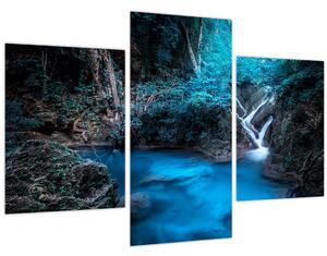 Tablou - Noaptea magică în pădurea tropicală (90x60 cm)