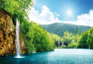 Fototapet cascadă un loc exotic la tropice - 145 - Fototapet24