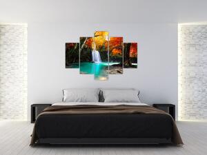 Tablou - Laguna de Smarald (150x105 cm)