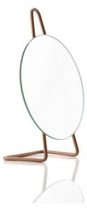 Oglindă cosmetică pentru masă Zone A-Mirror Amber, ø 31 cm, portocaliu