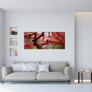 Tablou - Arțarul japonez roșu, Portland, Oregon (120x50 cm)
