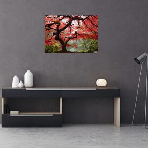 Tablou - Arțarul japonez roșu, Portland, Oregon (70x50 cm)