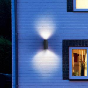 LEDVANCE Endura Classic Itys, GU10, IP65, pentru exterior, reglabil, Negru, Aluminiu, Spot de perete