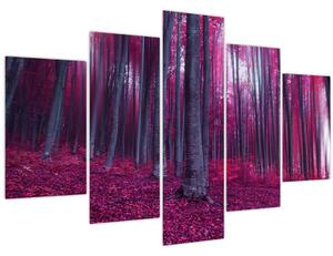 Tablou - Pădurea roz (150x105 cm)