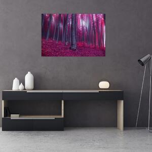 Tablou - Pădurea roz (90x60 cm)