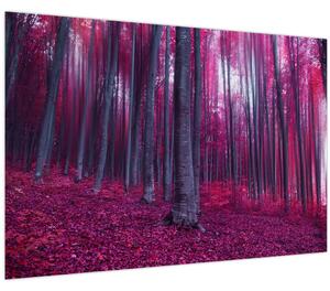 Tablou - Pădurea roz (90x60 cm)