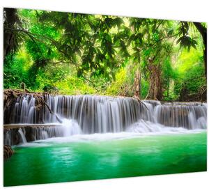 Tablou - cascada din Kanchanaburi, Thailanda (70x50 cm)