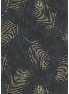 Tapet vlies GMK Fashion for Walls frunze palmier negru 10,05x0,53 m