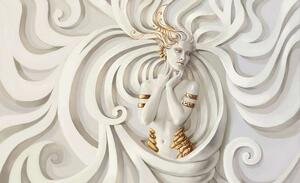 Tapet mural statuetă de zeiţă - 3043 - Fototapet24