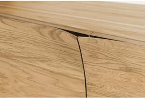 Comodă în decor de lemn de stejar Woodman Flop, 65 x 120 cm, maro