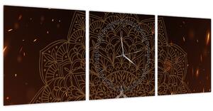 Tablou - Meditații (cu ceas) (90x30 cm)