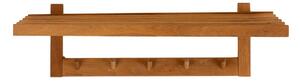 Cuier pentru perete din lemn masiv de stejar Canett Uno, lungime 80 cm