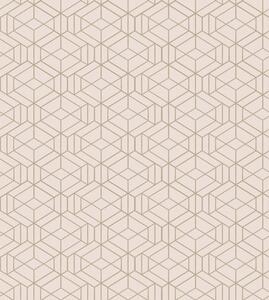 Tapet Fundal bej cald cu cuburi grafice fine, Tapet abstract, a01067v3 : Uwalls.ro