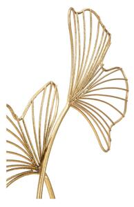 Decorațiune Mauro Ferretti Leaf Glam, înălțime 44 cm, auriu