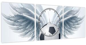 Tablou - Balon cu aripi (cu ceas) (90x30 cm)