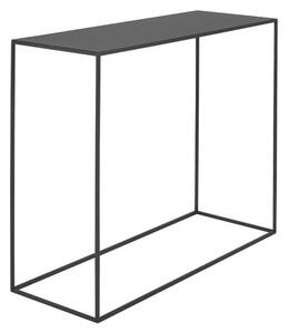 Masă tip consolă din metal CustomForm Tensio, 100 x 35 cm, negru