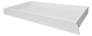 Sertar de depozitare cu roți pentru pătuț BELLAMY UP, 70 x 120 cm, alb