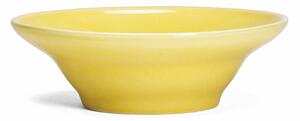 Farfurie pentru supă din gresie Kähler Design Ursula, ⌀ 20 cm, galben