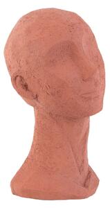 Statuetă decorativă PT LIVING Face Art, înălțime 28,4 cm, portocaliu teracotă