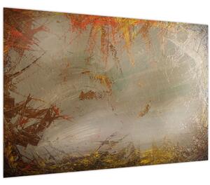 Tablou - Abstract texturat (90x60 cm)